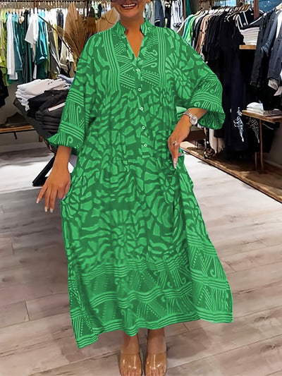 Mira | Robe Imprimée Col en V (Quasi épuisée)