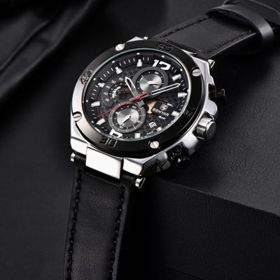 Montre Chronographe Sport Multifonction Quartz