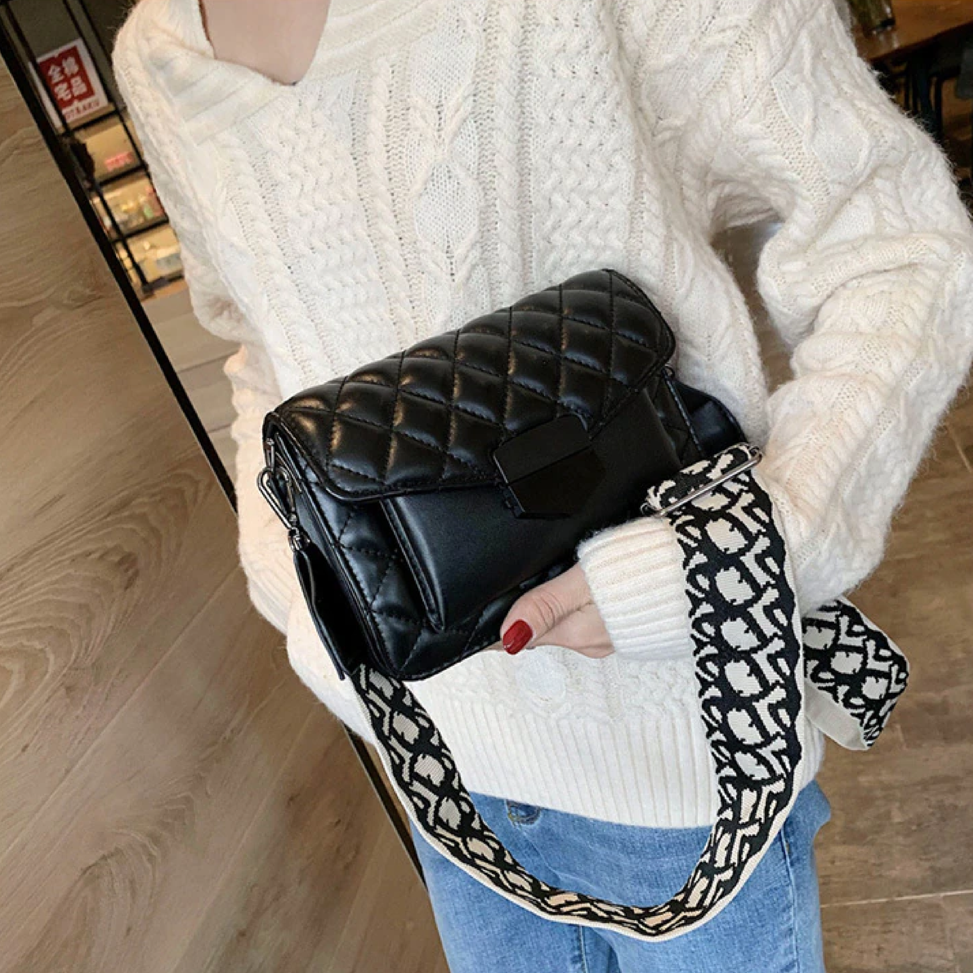 Isabella™ Attrayant Intemporel | Sac à Bandoulière Élégant