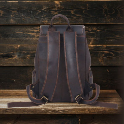 FLAM | Sac à Dos en Cuir avec Cordon