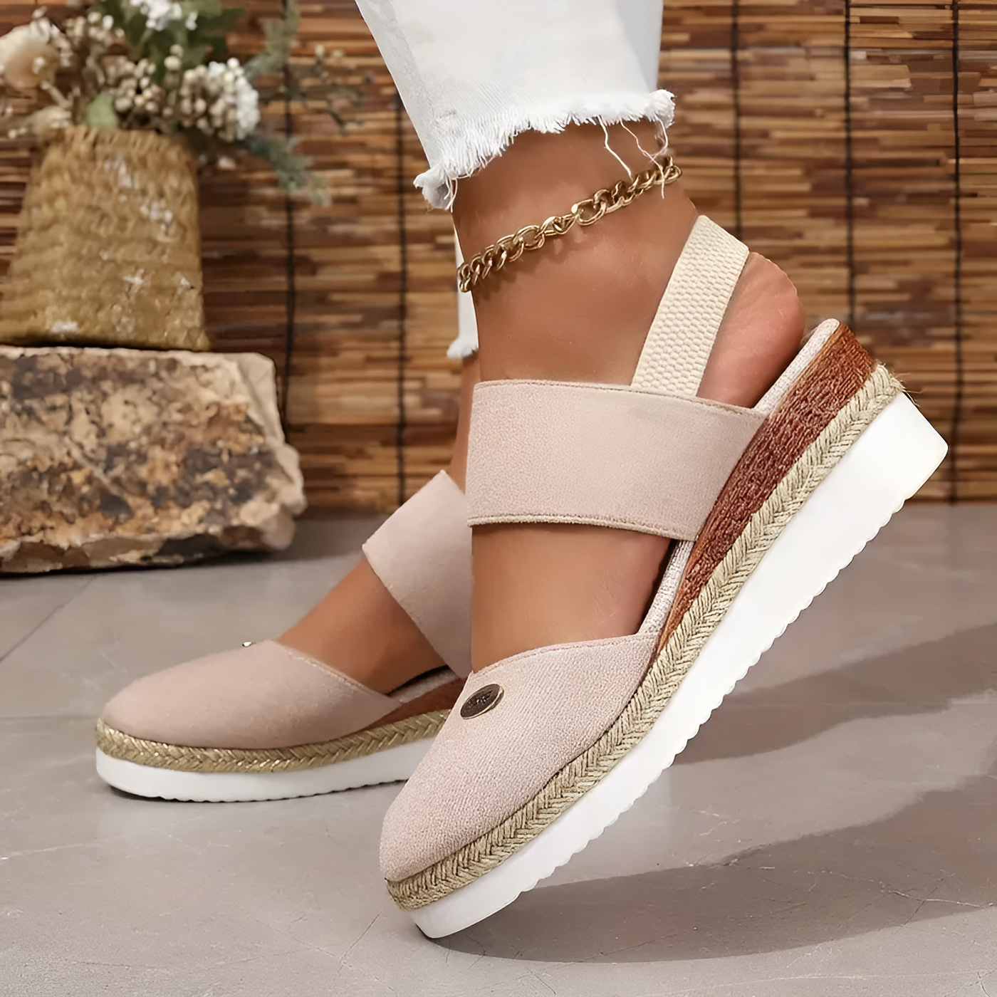 Wendy - Sandales Orthopédiques Décontractées Slip On