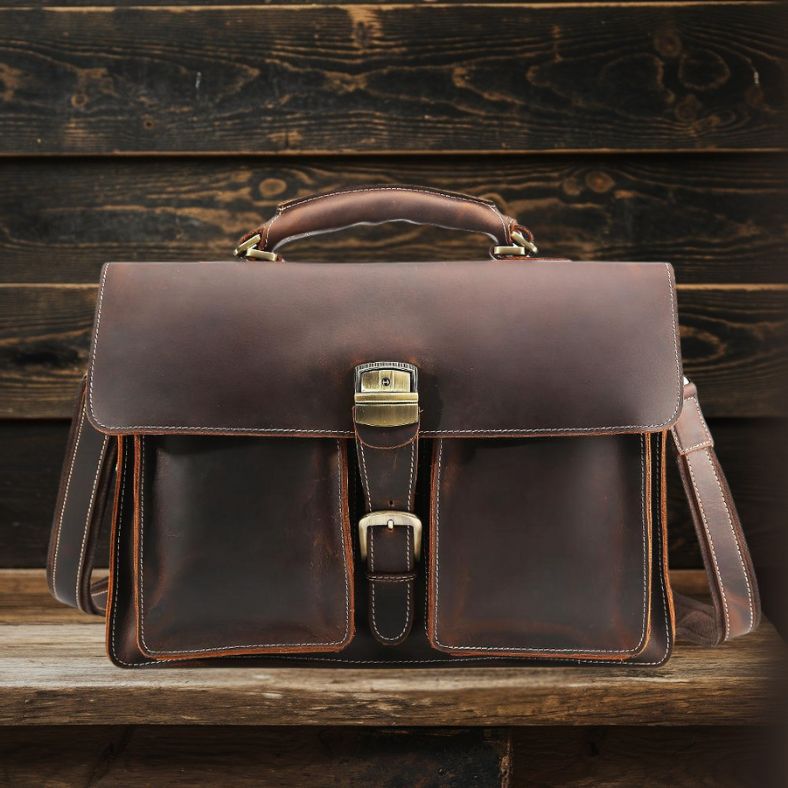 COLMAR | Sac à Bandoulière en Cuir Marron