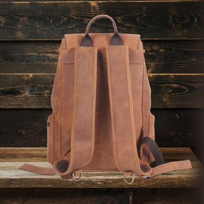FLAM | Sac à Dos en Cuir avec Cordon