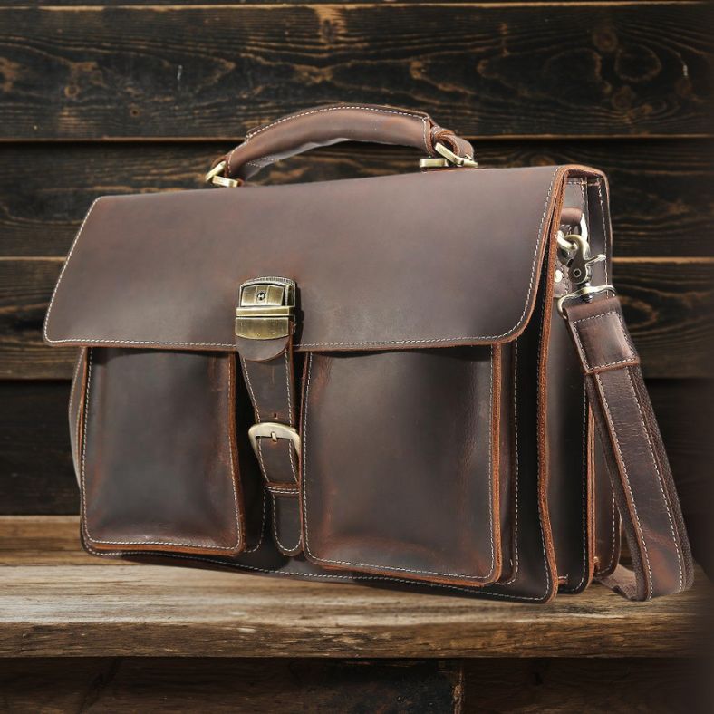 COLMAR | Sac à Bandoulière en Cuir Marron