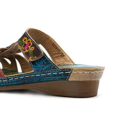 Ellie™ - Sandales Orthopédiques Artisanales avec Support de Voûte
