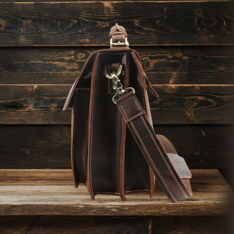 COLMAR | Sac à Bandoulière en Cuir Marron