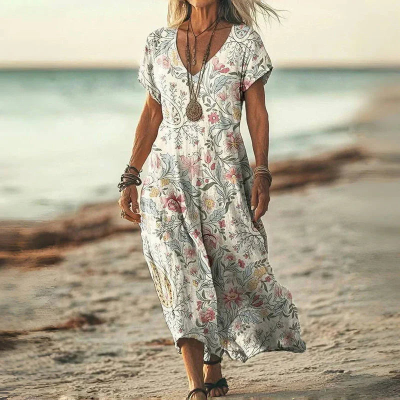 Farrah | Robe Vintage Dégradée