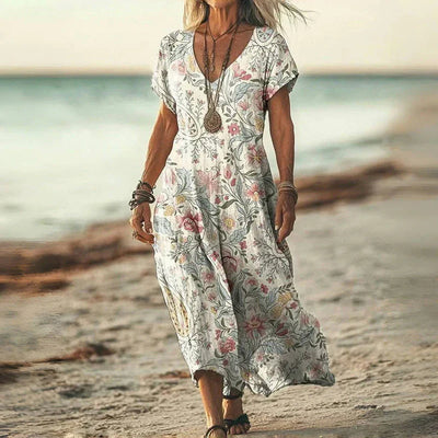 Farrah | Robe Vintage Dégradée