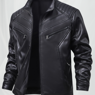 Veste pour homme avec fermeture éclair propre