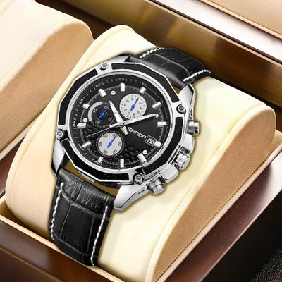 Montre de Course Chronographe en Quartz