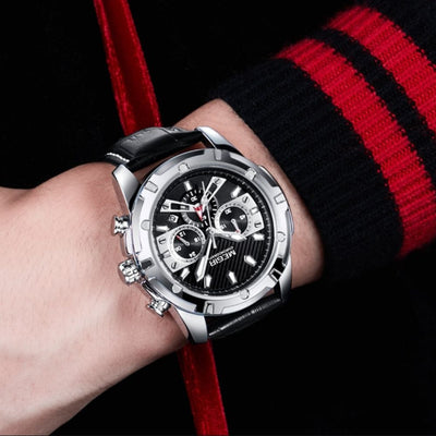 Montre de sport chronographe militaire de luxe