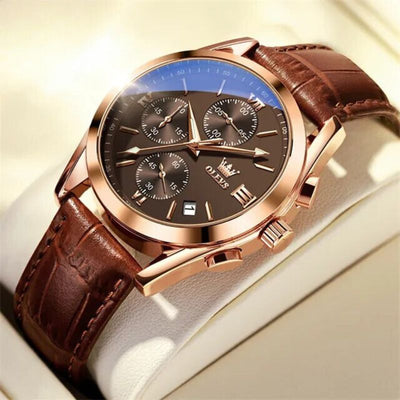 Montre Chronographe Lumineuse en Quartz