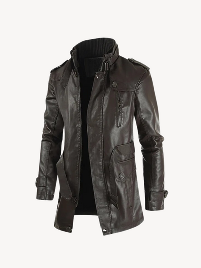 ONESIME - MANTEAU EN CUIR