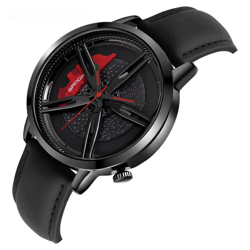 Montre Quartz avec Cadran Rotatif