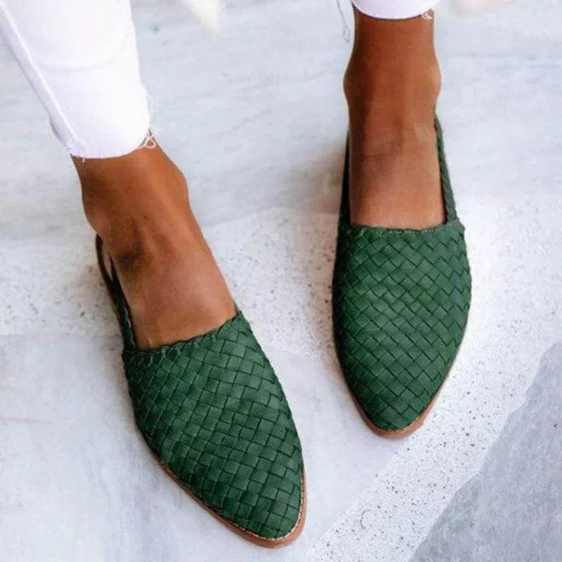 Cleo | Ballerines Tissées Élégantes
