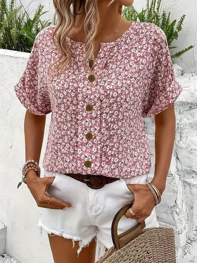 Mery | Top d'été à boutons