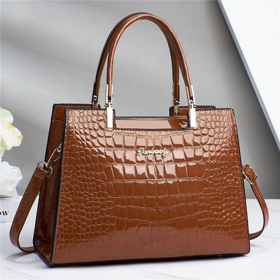 Brooklyn™ Shine | Sac de Luxe en Relief Crocodile