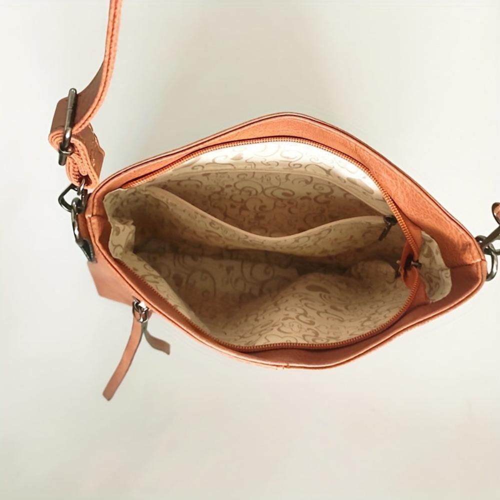 Addison™ Élégance Simple | Sac Croisé Carré Rétro
