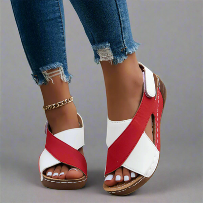 Sonnhild | Sandales Premium Fait Main en Bleu Marine