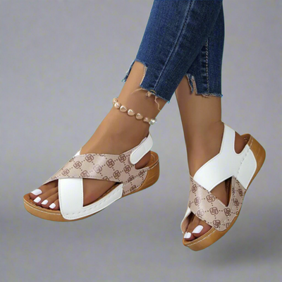 Sonnhild | Sandales Premium Fait Main en Bleu Marine