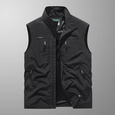 Casper – Gilet cargo respirant avec poches multiples
