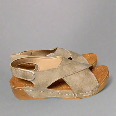 Sonnhild | Sandales Premium Fait Main en Bleu Marine