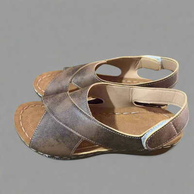 Sonnhild | Sandales Premium Fait Main en Bleu Marine