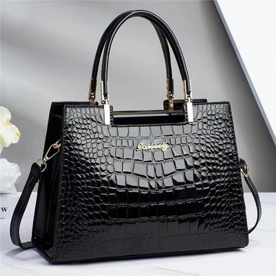 Brooklyn™ Shine | Sac de Luxe en Relief Crocodile