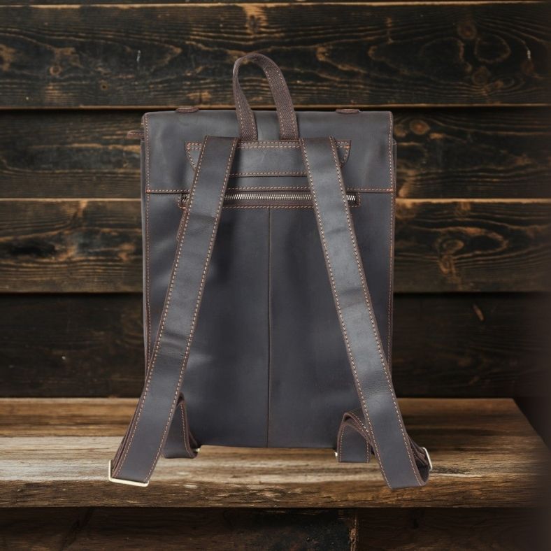 KENWAY | Sac à Dos en Cuir Pleine Fleur