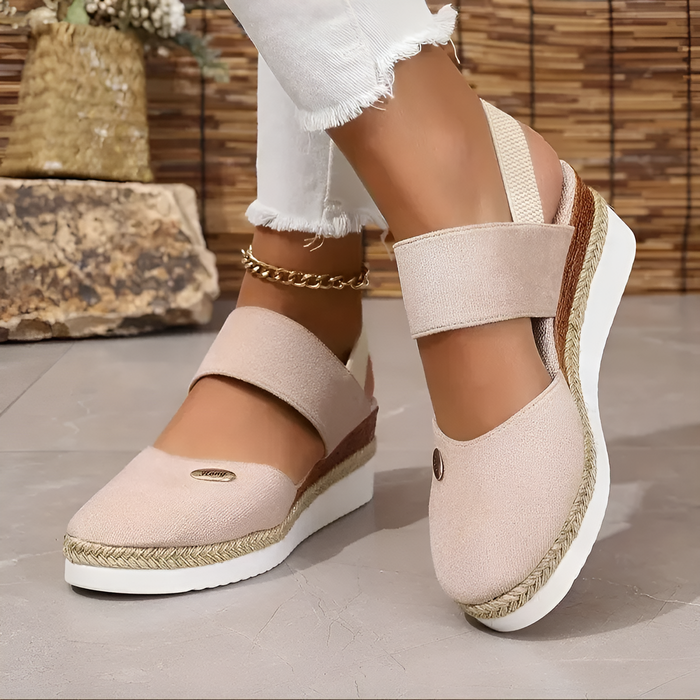 Wendy - Sandales Orthopédiques Décontractées Slip On