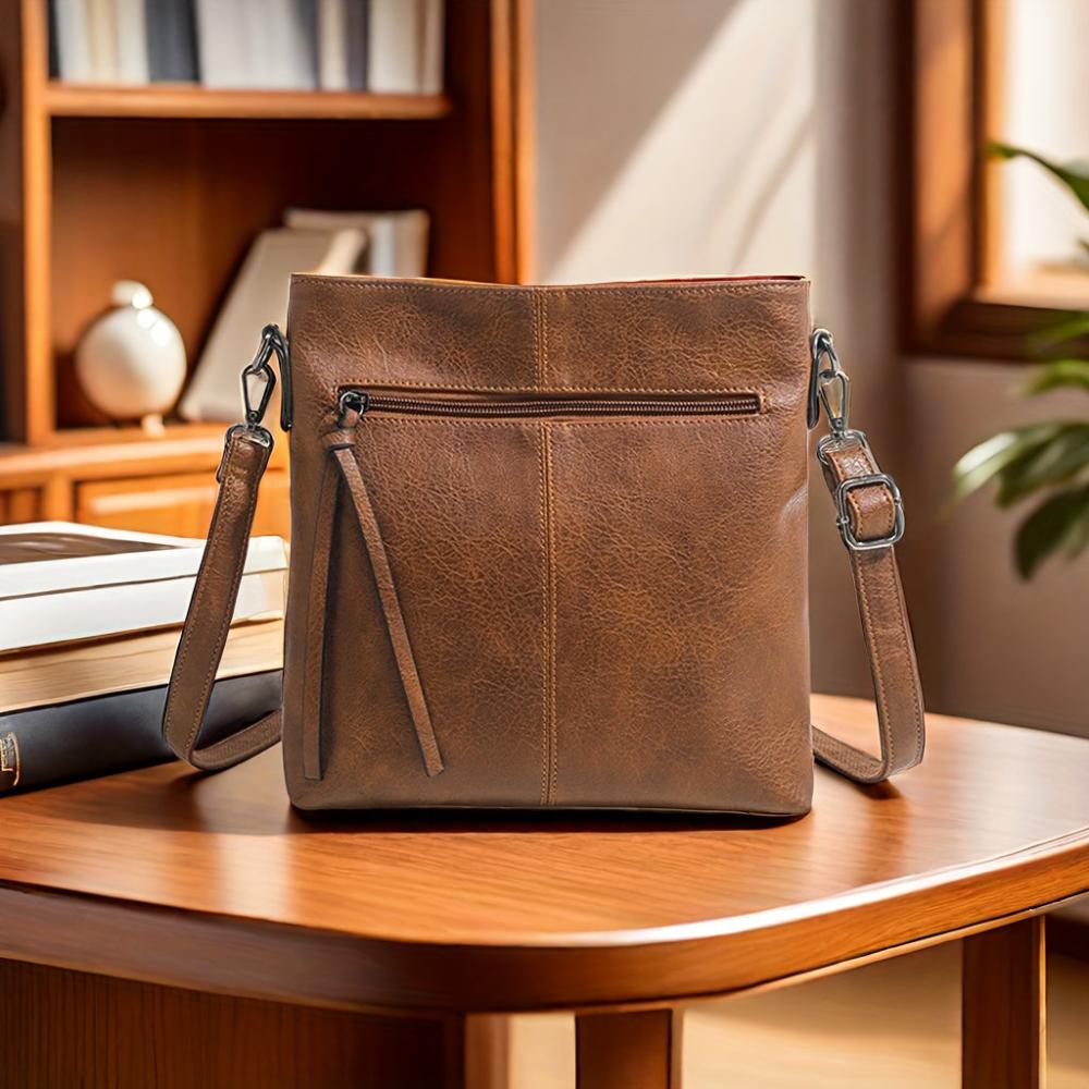 Addison™ Élégance Simple | Sac Croisé Carré Rétro