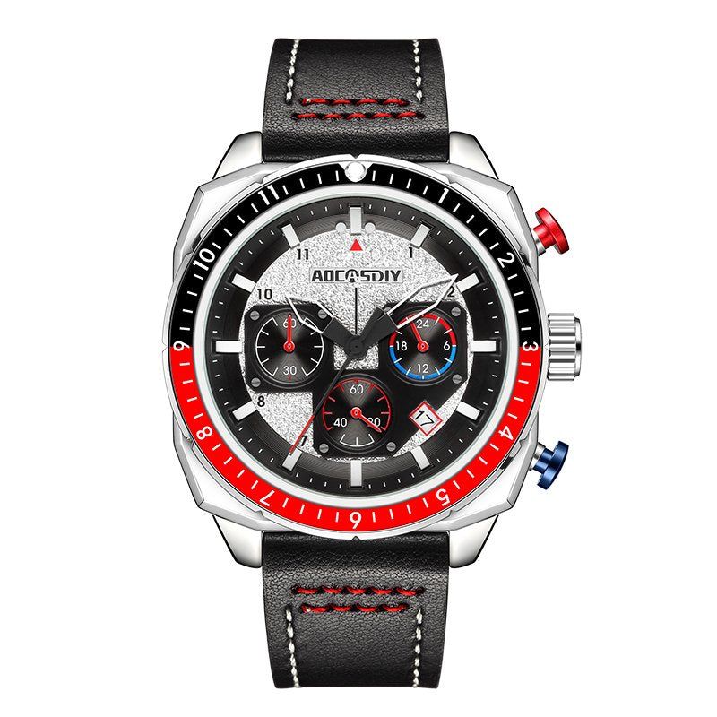 Montre de Sport Chronographe Luxe Quartz