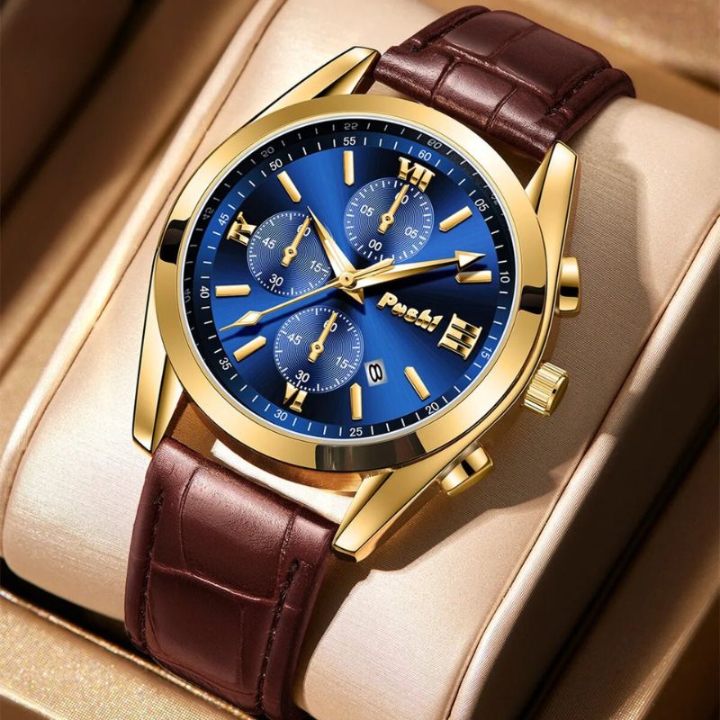 Montre à Quartz d'Affaires pour Hommes