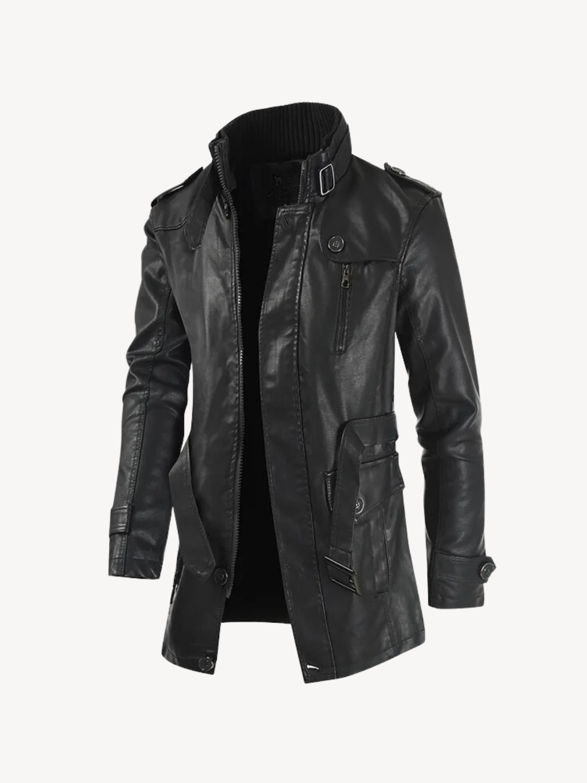 ONESIME - MANTEAU EN CUIR