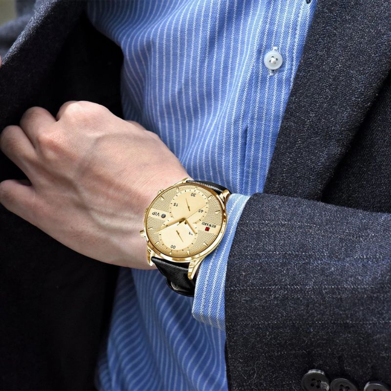 Montre Chronographe de Luxe Quartz Durable