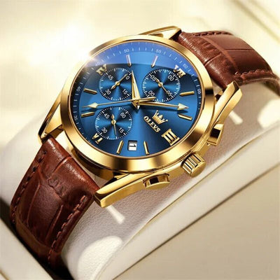 Montre Chronographe Lumineuse en Quartz