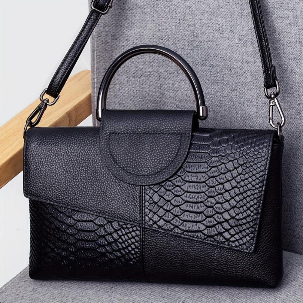 Grace™ Classique | Sac de Luxe avec Relief de Crocodile
