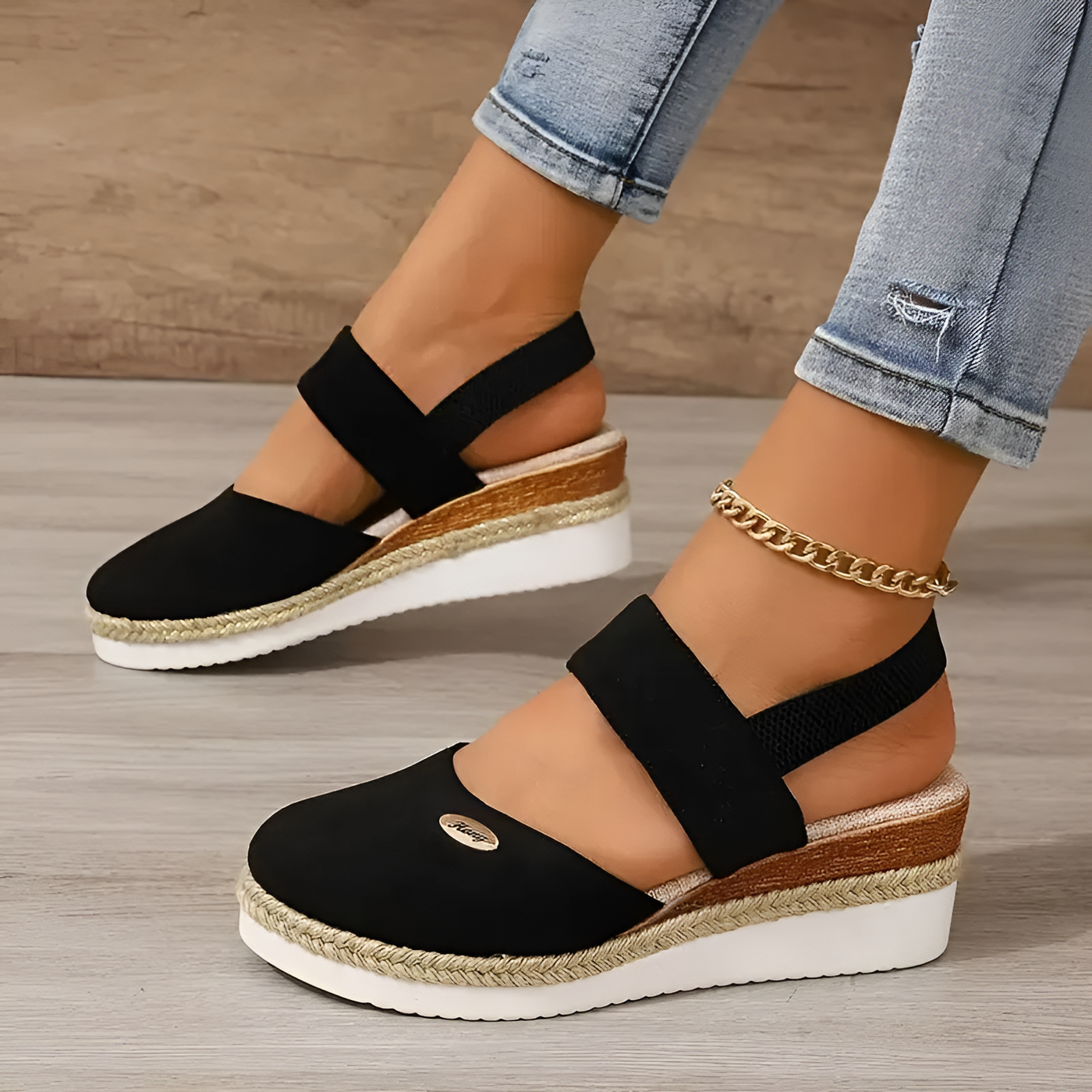 Wendy - Sandales Orthopédiques Décontractées Slip On