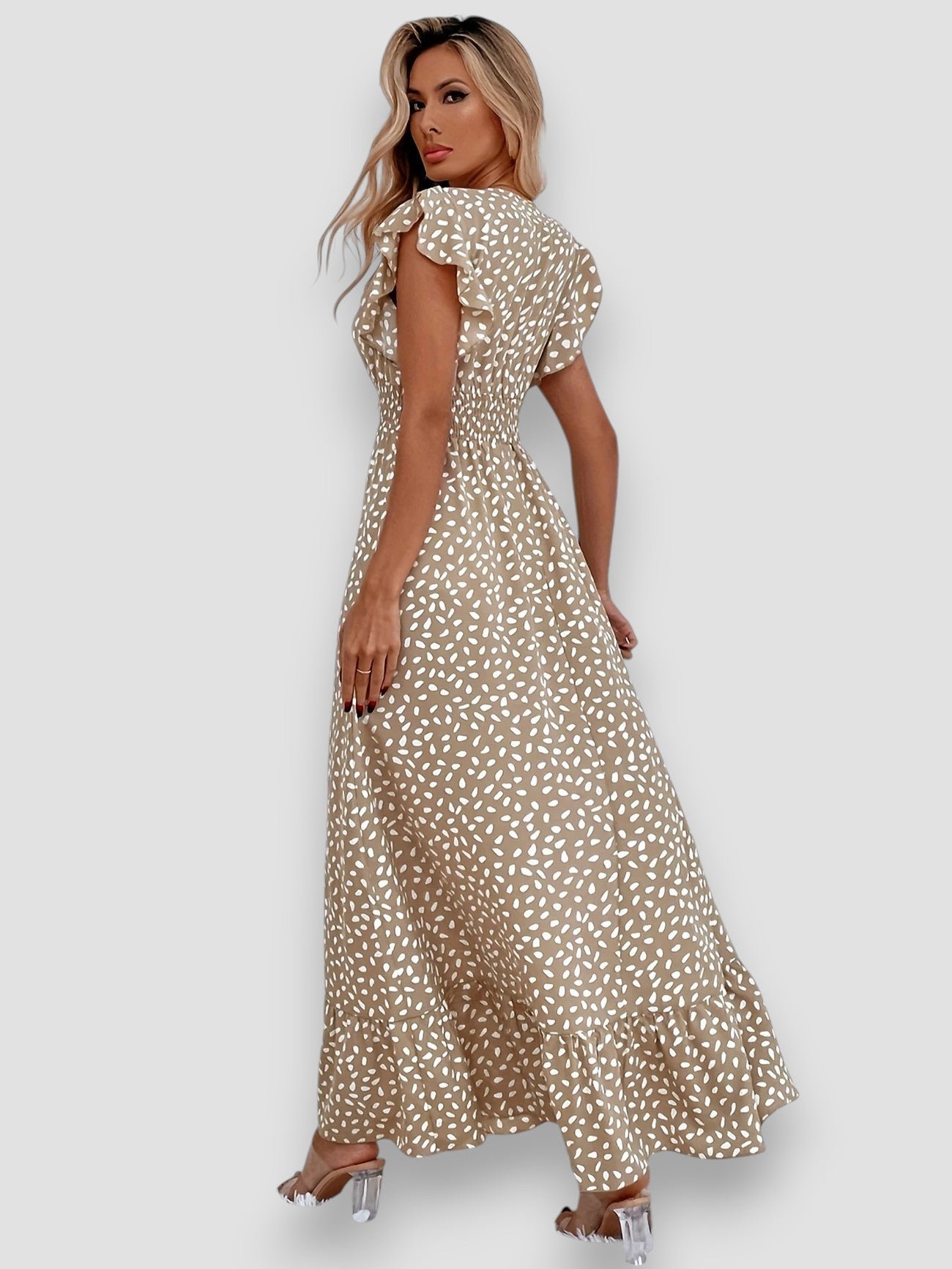 Antonella | Robe avec volant
