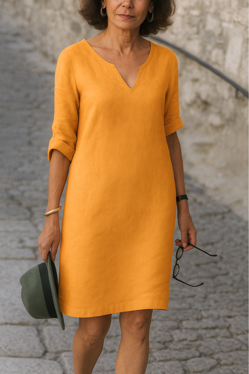Ria™ | Robe élégante à décolleté en V