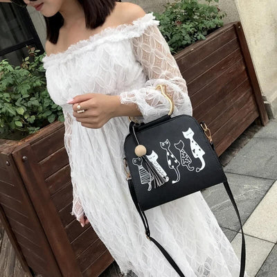 Layla™ - Sac à main mignon et élégant en forme de chat