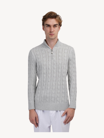 NICOLAS - MAILLE À DEMI-ZIP