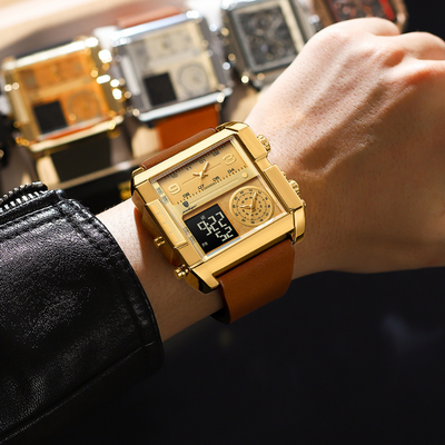Montre de poignet numérique de luxe