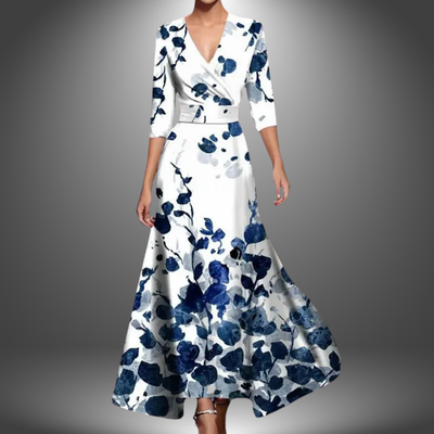 Marianne | Robe maxi fleurie élégante
