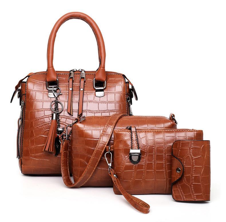 Olivia™ Élégance Classique | Ensemble de Sacs Modernes de 4 Pièces
