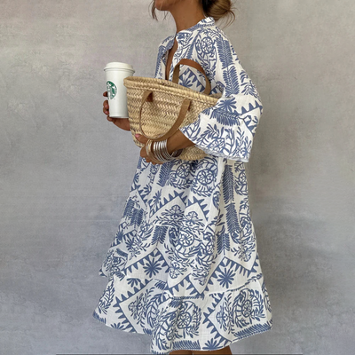 Anjie | Robe Tunique Boho Décontractée