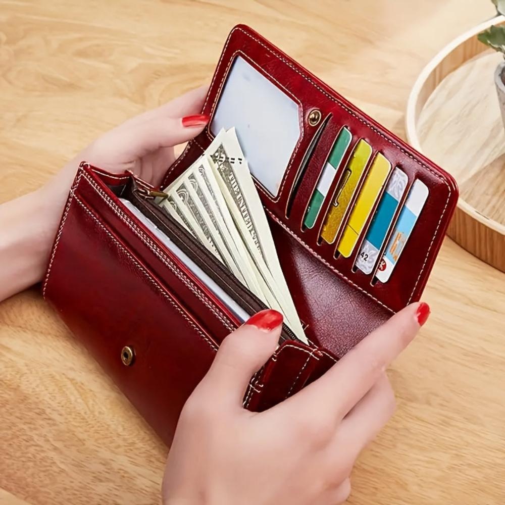 Alyssa™ Tendances | Portefeuille Bifold de Luxe