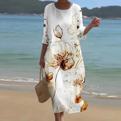 Miranda | Robe Maxi Florale Élégante