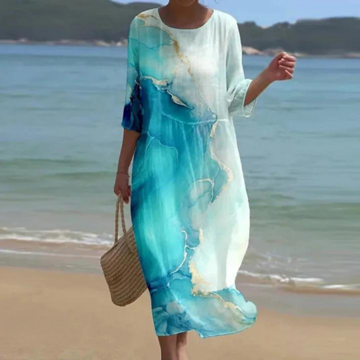 Miranda | Robe Maxi Florale Élégante