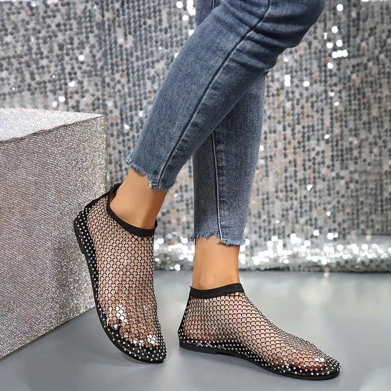 Aubrey™ - Ballerines Premium Brillantes